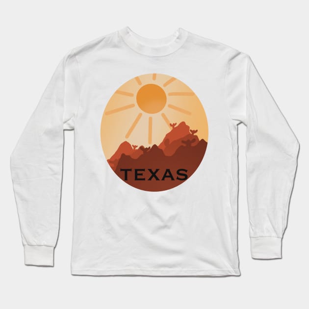 Texas Long Sleeve T-Shirt by gremoline